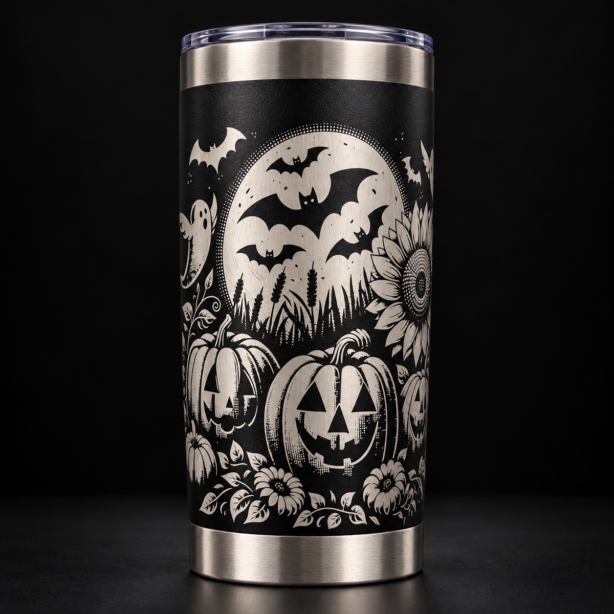 Spooky Harvest 20oz Laser Engraved Tumbler