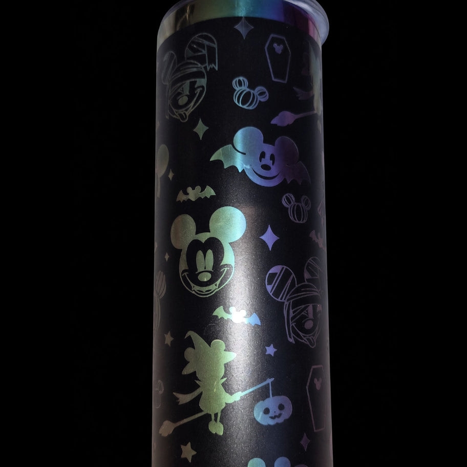 Magical Mouse Halloween | 20oz Rainbow Laser Engraved Tumbler