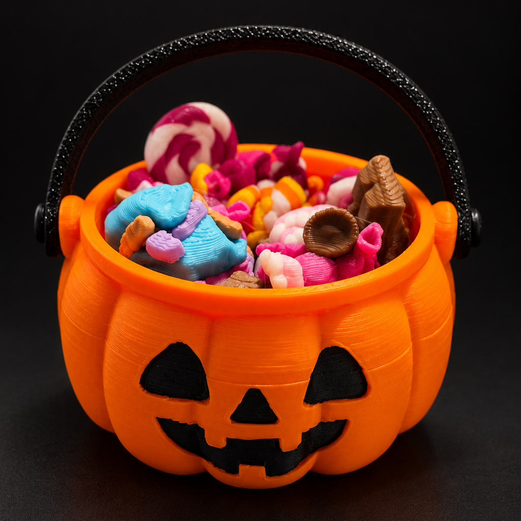 Trick or Treat Candy Clicker Buckets