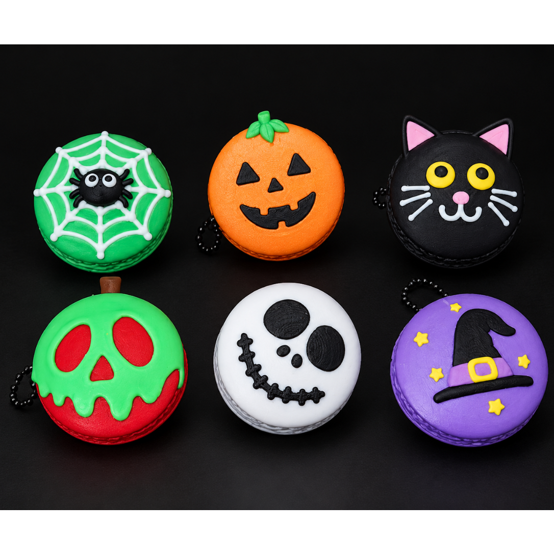Spooky Macaron Fidget Clickers