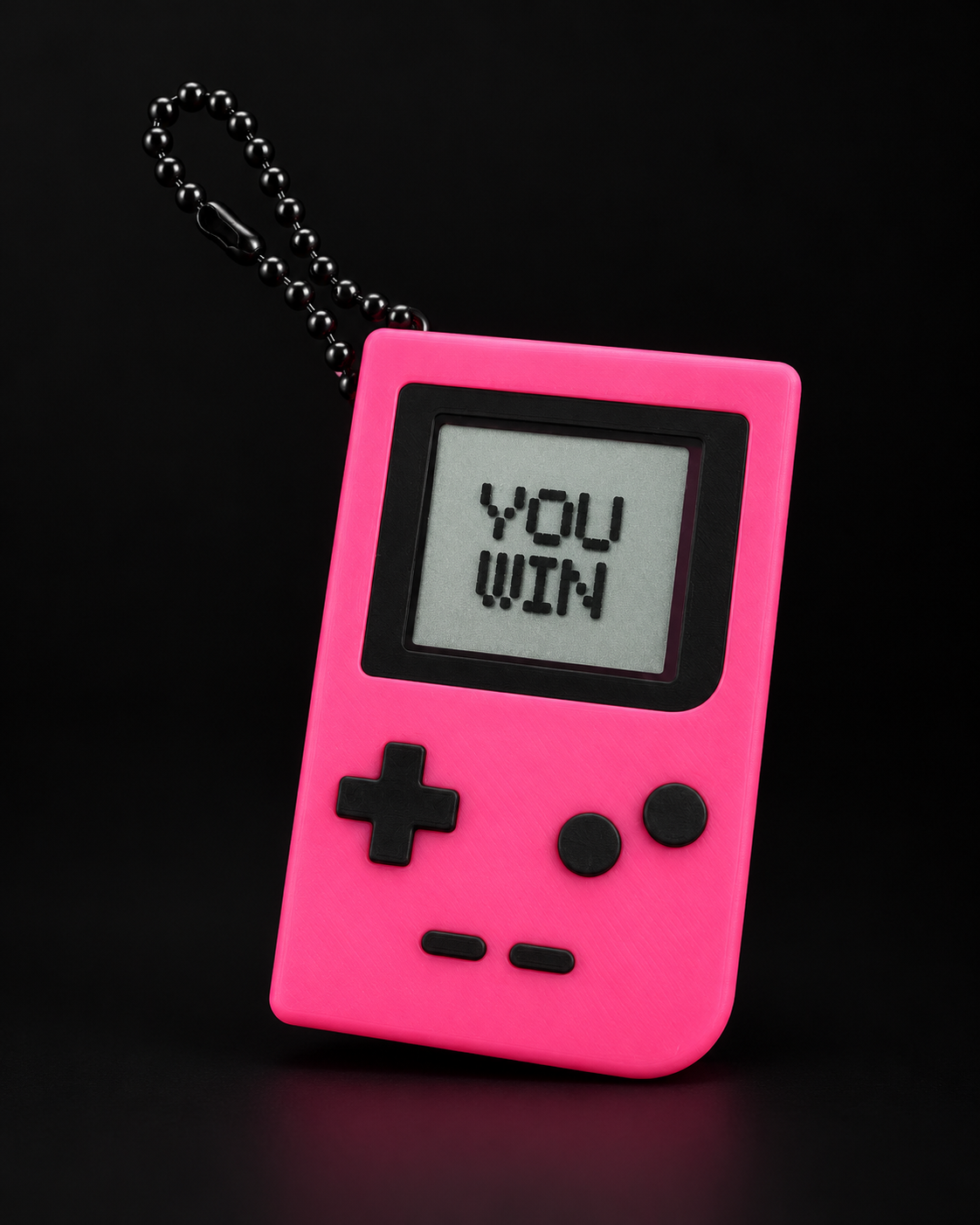 Retro Pocket Console Fidget Clicker Keychain
