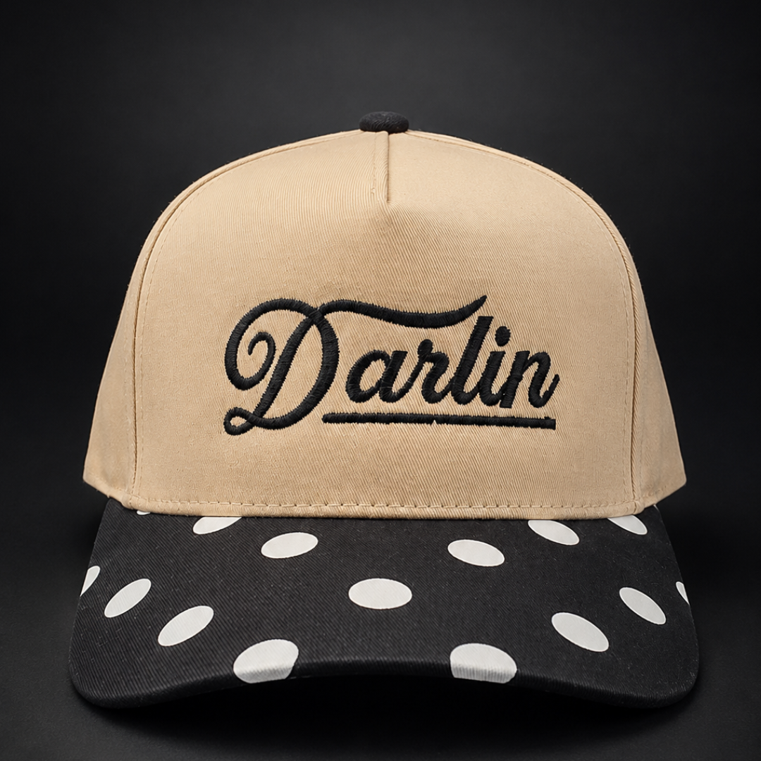 Darlin Embroidered Snapback Hat