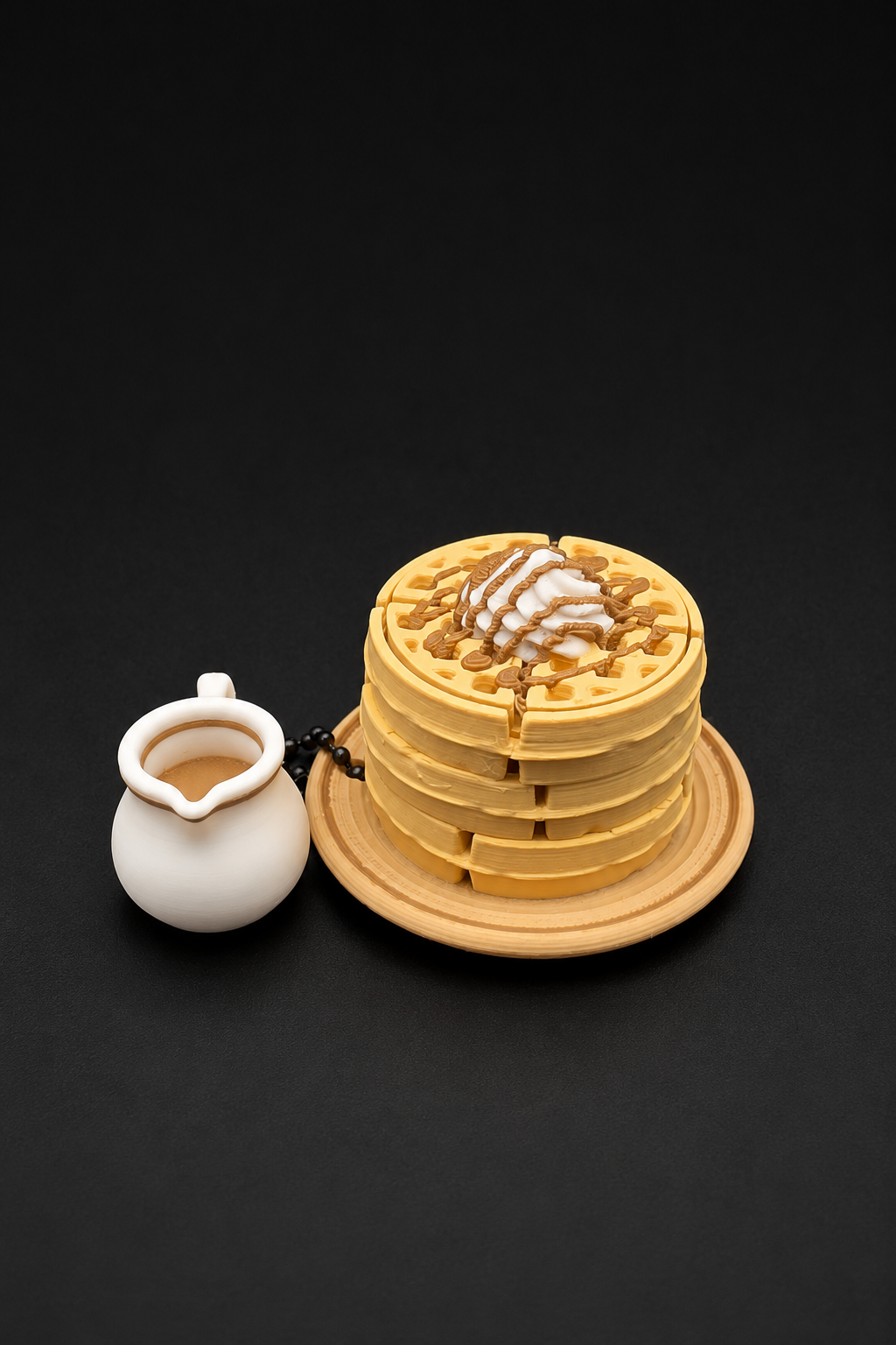 3D Printed Waffle Keychain Clicker