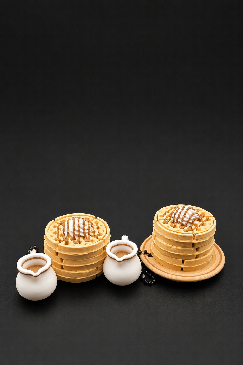3D Printed Waffle Keychain Clicker